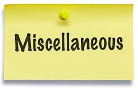 MISCELLANEOUS