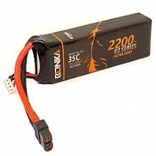  Lipo Battery  BONKA 3S 11.1V 2200mah Lithium Polymer Battery Pack