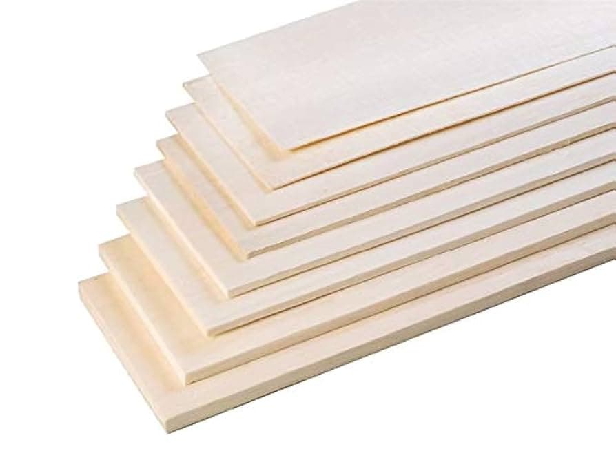 BALSA SHEET IN 8MM X 100MM X 1000MM PACK OF 3PC