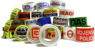 CUSTOM SELF ADHESIVE SINGLE COLOR PRINTED TAPE