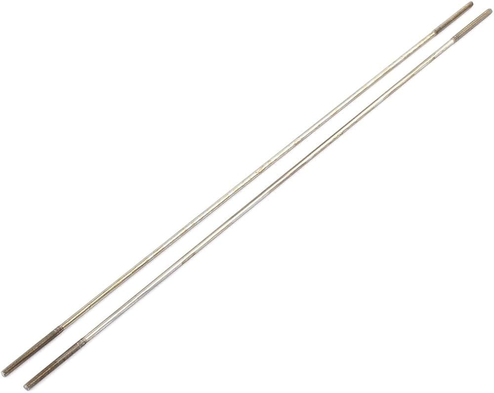Threaded Metal Push Rod 2.2mm x 300mm Pack of 3Pc