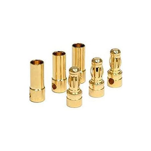AMASS 100% ORIGINAL 3.5MM GOLD CONNECTOR  PACK OF 5PAIR