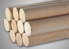 BIRCH WOOD DOWELS IN 4MM X 1000MM